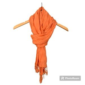 Lord & Taylor Summer Scarf • Coral Peach Pink